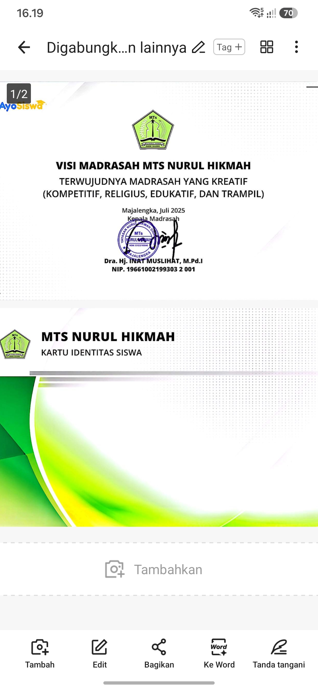 MTS NURUL HIKMAH